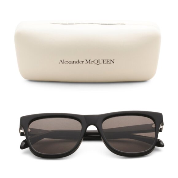 ALEXANDER MCQUEEN 54mm Sunglasses - Black/Grey - Picture 1 of 3